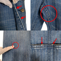 CUTRATE カットレイト USED加工 デニムオーバーオール ライトブルー Size L 福生店