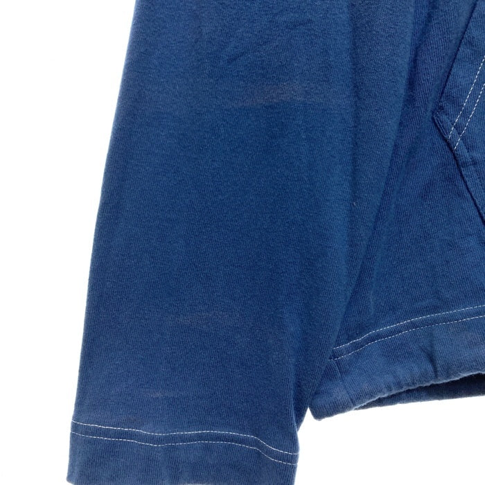 STUSSY ステューシー オーバーダイ プルオーバーパーカー ブルー 1140016 Size L 瑞穂店