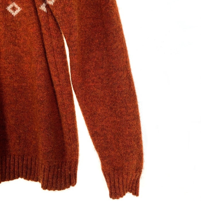 Pherrow's フェローズ 19AW スノーパターン ジャガード ニット セーター オレンジ 19W-PSFS1 Size 40 福生店