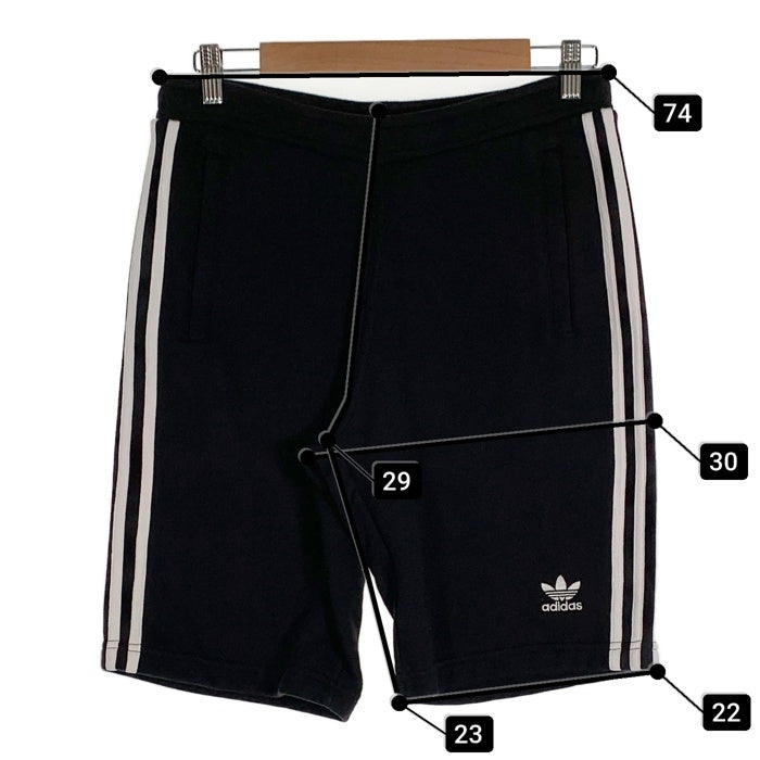 adidas アディダス SST SHORTS スリープストライプ ショートパンツ コットン ブラック DH5798 Size JP M 福生店