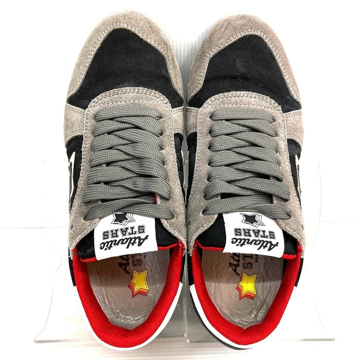 Atlantic STARS アトランティックスターズ スニーカー ブラック×グレー×レッド Size23.5cm 瑞穂店