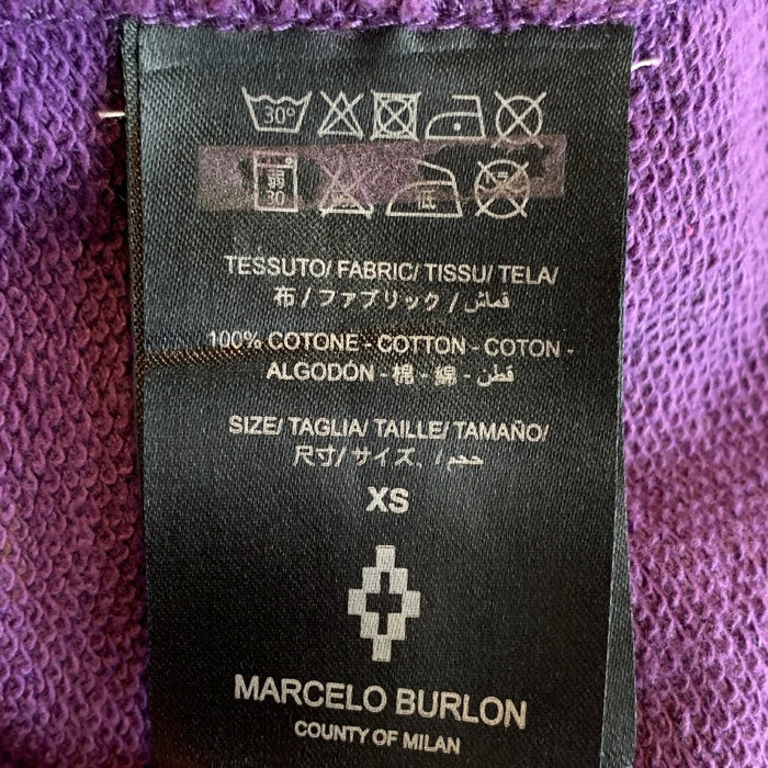 MARCELO BURLON マルセロバーロン タイガープリント スウェットトレーナー パープル Size XS 福生店