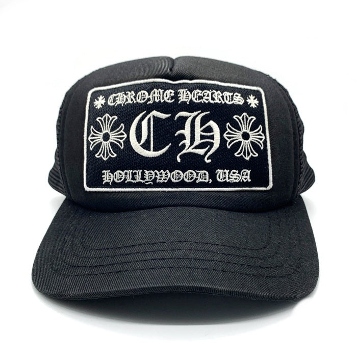 CHROME HEARTS クロムハーツ CH Tracker Cap トラッカーキャップ メッシュキャップ ブラック 福生店