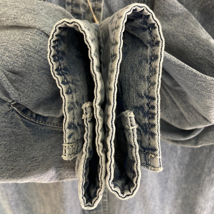 AVIREX アヴィレックス 5120602 25SS HAND LIKE EMBROIDERY SHIRTS ハンドライク刺繍シャツ ライトインディゴ sizeF 瑞穂店
