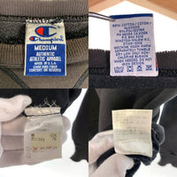 90's Champion チャンピオン クルーネック スウェット ロゴ刺繡 チャコールグレー USA製 Size M 福生店