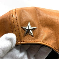 Schott ショット ONE STAR Leather Casquette ワンスター レザーキャスケット ブラウン 福生店