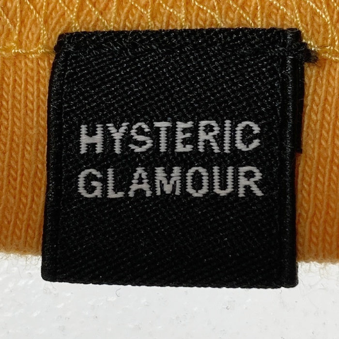HYSTERIC GLAMOUR ヒステリックグラマー 23SS 02232CT08 TASTE OF HYSTERIC テイスト オブ ヒステリック リンガー 半袖 Tシャツ イエロー sizeL 瑞穂店