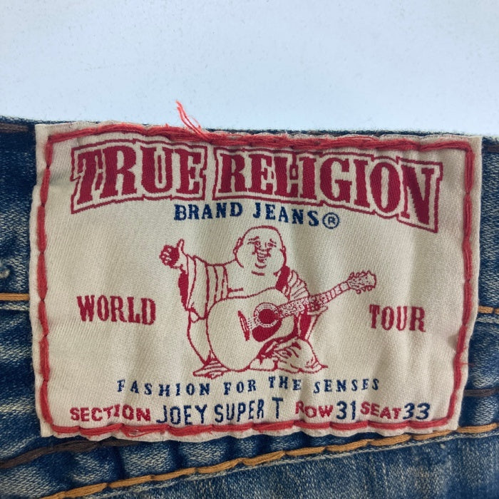 TRUE RELIGION トゥルーレリジョン 31891 JOEY SUPER T フレア デニムパンツ インディゴ sizeW31 瑞穂店