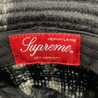 SUPREME シュプリーム 25SS Mohair Plaid Bell Hat モヘアプラッド ベルハット ブラック Size M/L 福生店