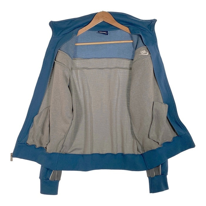 80's NIKE ナイキ トラックジャケット ジャージ素材 ブルー グレー 紺タグ Size XL 福生店