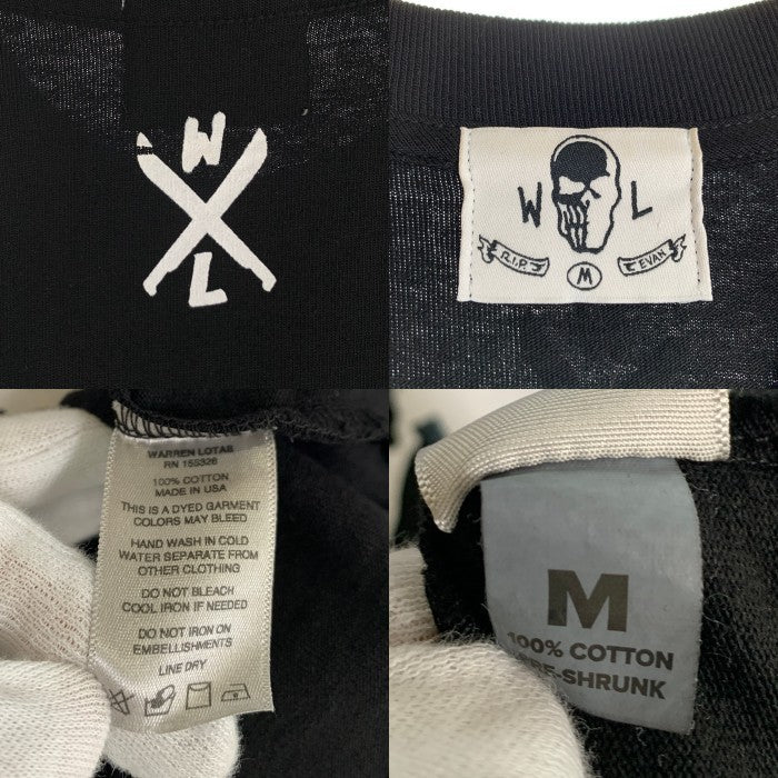 Warren Lotas ウォーレンロータス Jason Versus the World ジェイソン バーサス ザ ワールド 半袖 Tシャツ ブラック Size M 福生店