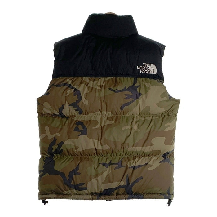 THE NORTH FACE ノースフェイス ヌプシ ナイロン ダウンベスト 迷彩 ウッドランドカモ ND91844 Size XL 福生店
