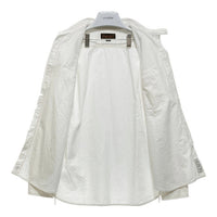 Triple Works トリプルワークス マチ付き ワークシャツ 長袖 コットン ホワイト アイアンハート Size M 瑞穂店