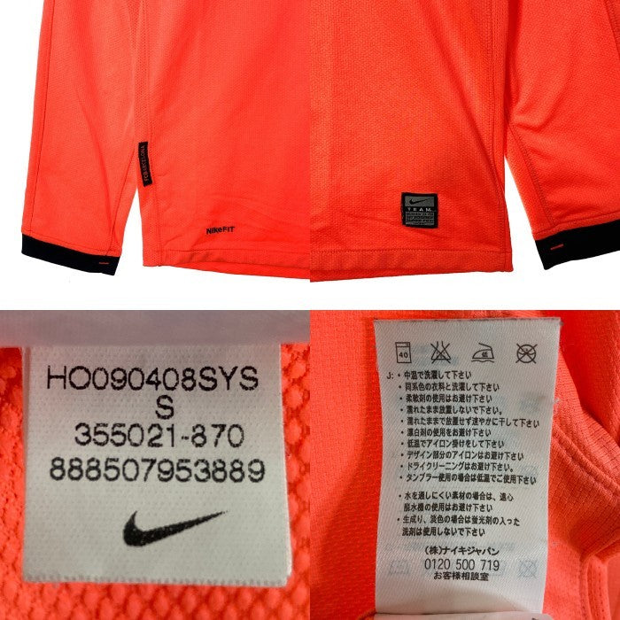 NIKE ナイキ 355021-870 FCバルセロナ 09/10 アウェイ 長袖ユニフォーム サーモンピンク sizeS 瑞穂店
