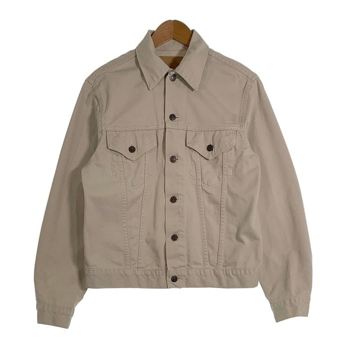 90's Levi's リーバイス コットン ツイル トラッカージャケット ボタン裏 J30 アイボリー 70505-01 Size 38 福生店