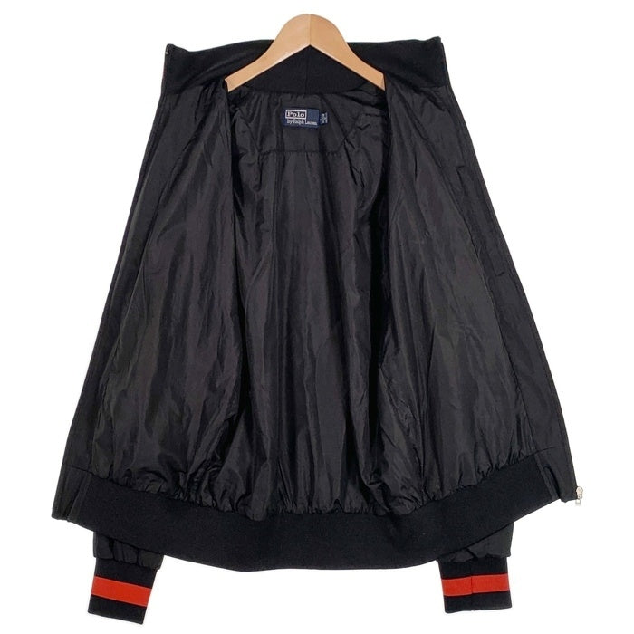 Polo by Ralph Lauren ポロバイラルフローレン ビッグポニー ジップアップ ナイロンジャケット ブラック Size L 福生店