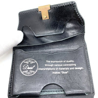 Dual デュアル EDIT エディット サドルプルアップコンパクトウォレット レザー ブラック (DCr-1040) 福生店