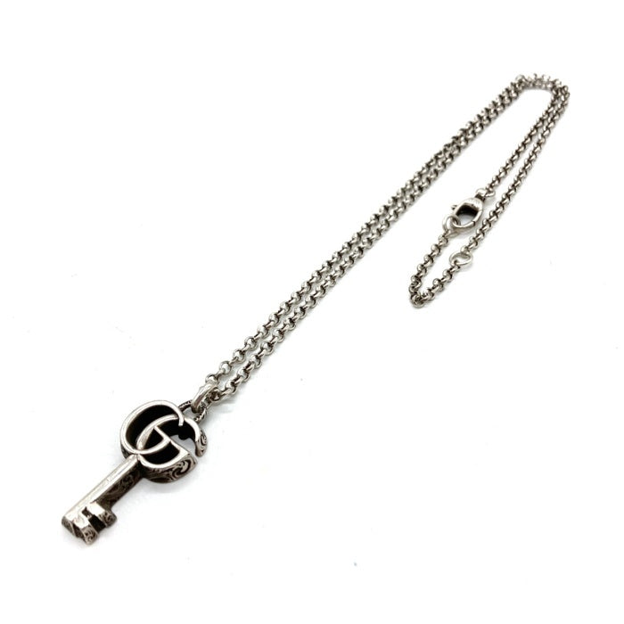 GUCCI グッチ ダブルGキー アラベスク ネックレス ag925 シルバー 瑞穂店
