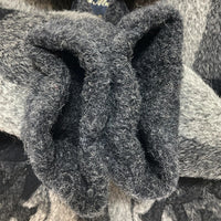 伊太利屋 ITALIYA イタリヤ アルパカ ウールコート グレー ブラック sizeF 瑞穂店