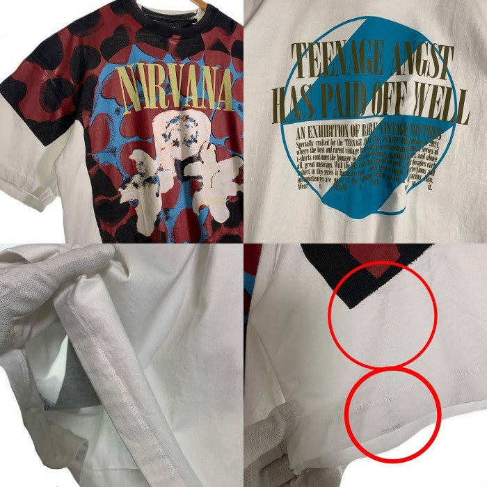 The Salvages ザ・サルベージズ Teenage Angst` Heat Shaped Box OS T-Shirts Nirvana ニルヴァーナ 半袖 Tシャツ ホワイト Size OS 福生店