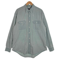 90's GAP ギャップ 長袖 ボタンダウン シャツ ライトブルー Size XL 福生店