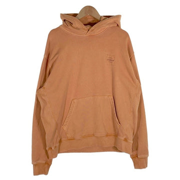 COACH コーチ HOODIE プルオーバースウェットパーカー オレンジ ウォッシュ加工 フード紐なし CF811 Size M 福生店