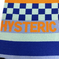 HYSTERIC GLAMOUR ヒステリックグラマー パンダ ストライプ マフラー ブルー 瑞穂店