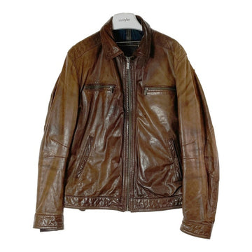 Massimo Dutti マッシモデュッティ シープレザージャケット ブラウン sizeL 瑞穂店