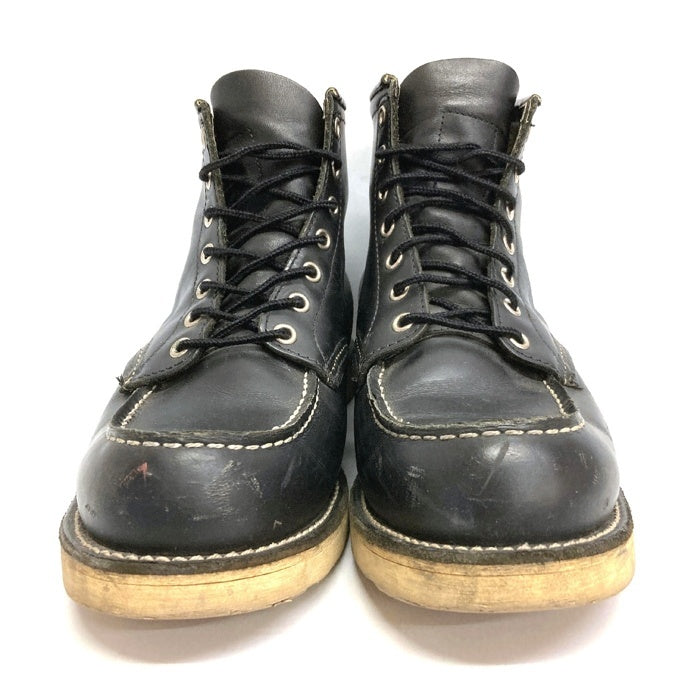 RED WING レッドウィング 8130 アイリッシュセッター ブラッククローム モックトゥ 編み上げブーツ ブラック size42 瑞穂店