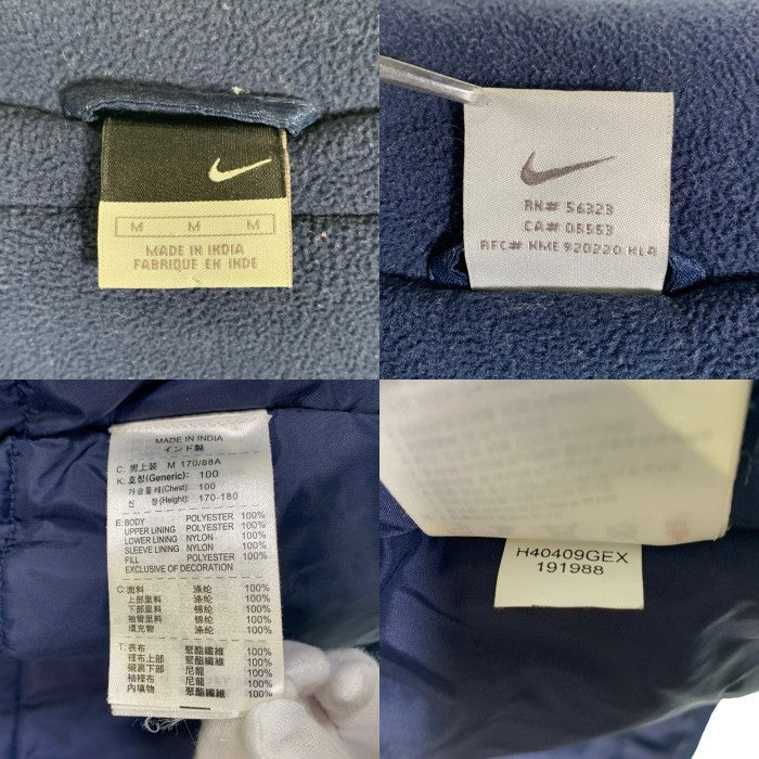 00's NIKE ナイキ Juventus ユベントス 中綿ジャケット Total90 ネイビー Size M 福生店