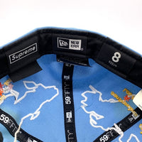 SUPREME シュプリーム 23AW Worldwide Box Logo New Era ワールドワイド ボックスロゴ ニューエラ ベースボールキャップ ブルー Size 8 (63.5cm) 福生店