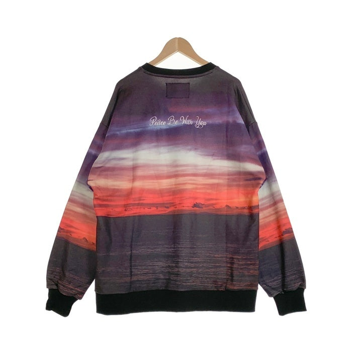 EXAMPLE エグザンプル 22SS DAY LIGHT CREWNECK デイライト クルーネックスウェットトレーナー マルチカラー Size XXL 福生店