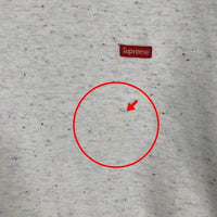 SUPREME シュプリーム 21SS Small Box S/S Tee スモールボックスロゴ Tシャツ アッシュマルチ Size S 福生店