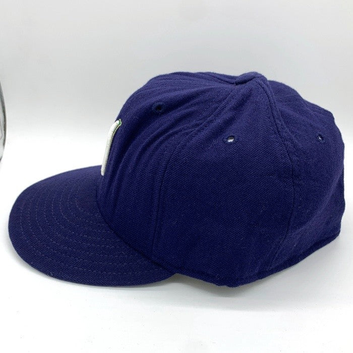 90's New Era ニューエラ 59FIFTY MLB ミルウォーキー・ブリュワーズ ウールベースボールキャップ ネイビー USA製 Size 7 3/8 (58.7cm) 福生店