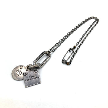 JAM HOME MADE ジャムホームメイド シルバーチェーンネックレス 安全ピン SILVER Size 50cm 瑞穂店