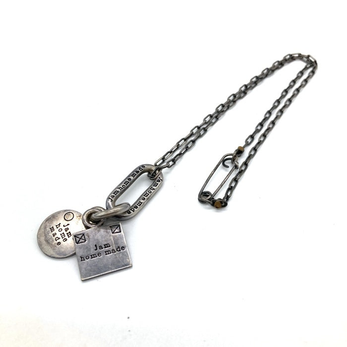 JAM HOME MADE ジャムホームメイド シルバーチェーンネックレス 安全ピン SILVER Size 50cm 瑞穂店