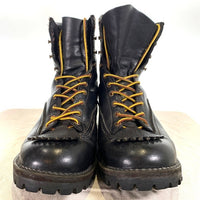 Wesco ウエスコ Job Master ジョブマスター LTT レースアップ レザーブーツ ブラック 38 05 Size 8 1/2D (26.5cm) 福生店