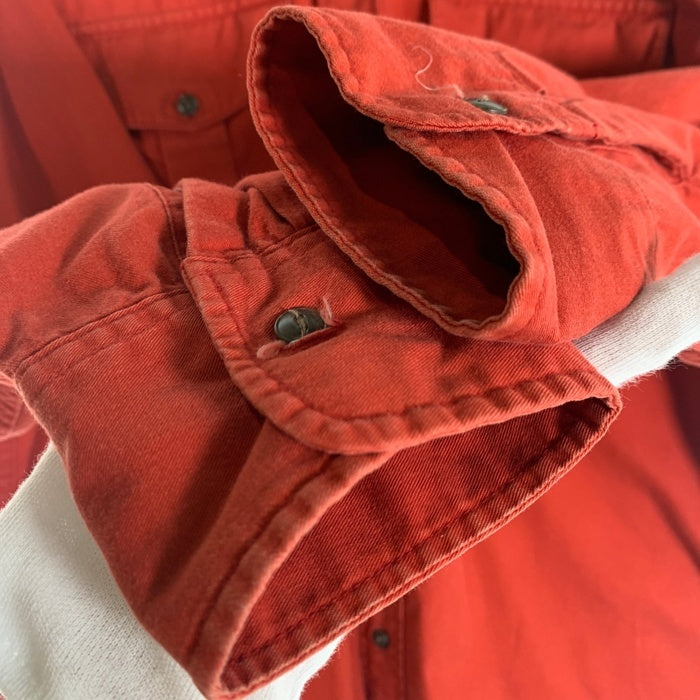 90's Levi's リーバイス 長袖 ロングスリーブ シャツ レッド USA製 Size L 福生店