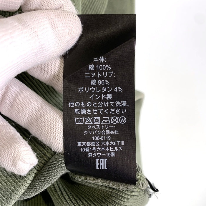 COACH コーチ HOODIE プルオーバースウェットパーカー フーディ ウォッシュ加工 オリーブ CF811 Size L-XL 相当 福生店