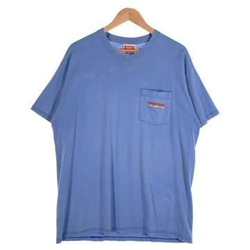 90's Marlboro マルボロ UNLIMITED コヨーテ バックプリント ポケットTシャツ ライトブルー USA製 Size F 福生店