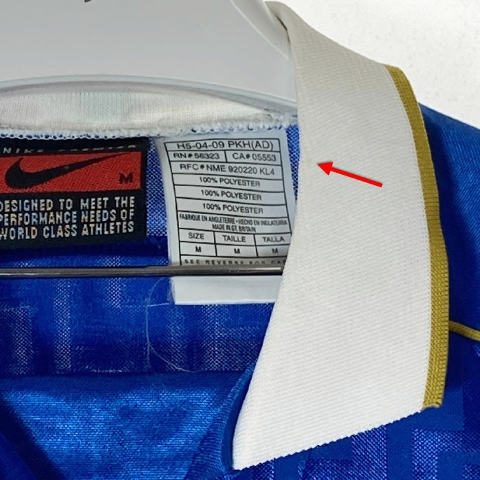 NIKE ナイキ イタリア代表 95-96 ホーム ユニフォーム ブルー sizeM 瑞穂店