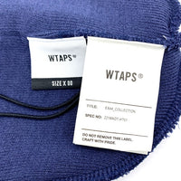 WTAPS ダブルタップス 22SS ロゴ刺繡 ビーニーキャップ ネイビー 221MADT-HT01 Size 00 福生店