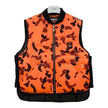 SUPREME シュプリーム 20AW RefrigiWear Insulated Iron-Tuff Vest リフレッジウェア インスレイトアイアンタフベスト 中綿 オレンジ Size M 瑞穂店