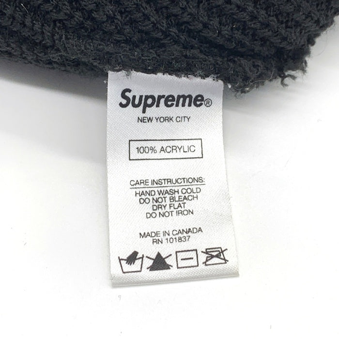 SUPREME シュプリーム Loose Gauge Beanie ルーズゲージビーニー ニットキャップ ブラック 刺繡 アクリル 福生店