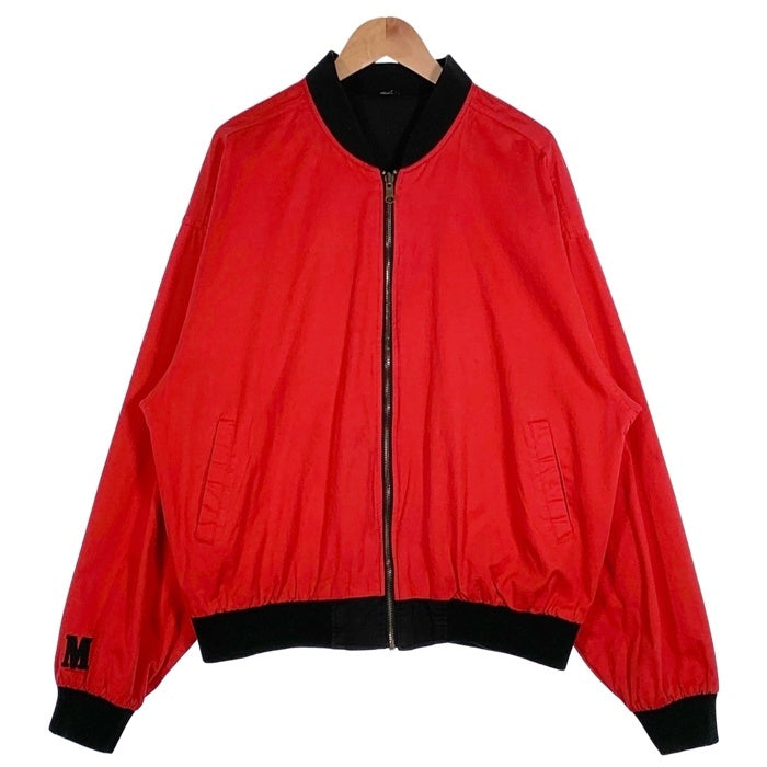 90's Marlboro Reversible Jacket マルボロ リバーシブルジャケット ブラック レッド ロゴワッペン Size XL 福生店