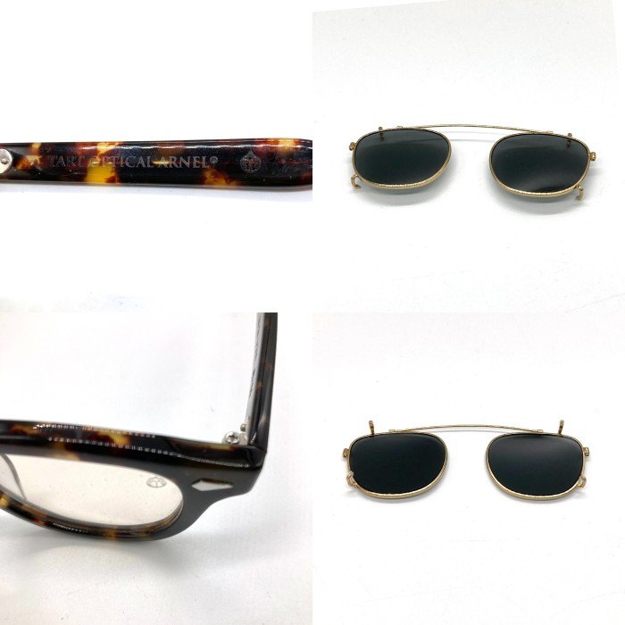 TART OPTICAL ARNEL タートオプティカルアーネル JD-04 CLIP 002 44-24 べっ甲 サングラス ブラウン 瑞穂店