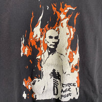 00's THREE MILE PILOT スリーマイルパイロット 僧侶プリントTシャツ ブラック Hanes2枚タグ Size 2XL 福生店