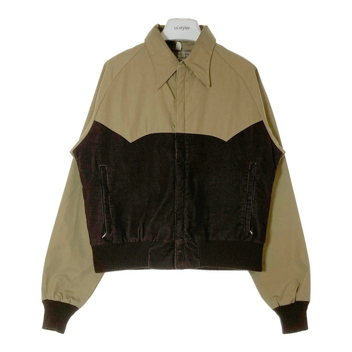 Wyoming Woolens ワイオミングウーレンズ 80's コーデュロイ切替 ウエスタンジャケット ブラウン sizeM 瑞穂店