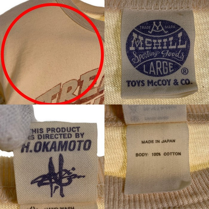 TOYS McCOY トイズマッコイ FELIX THE CAT TREASURE HUNT フィリックスザキャット プリントTシャツ ナチュラル TMC2405 Size L 福生店