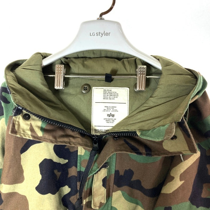 ALPHA INDUSTRIES アルファインダストリーズ USA製 ECWCSパーカー ウッドランド グリーン sizeS-R 瑞穂店